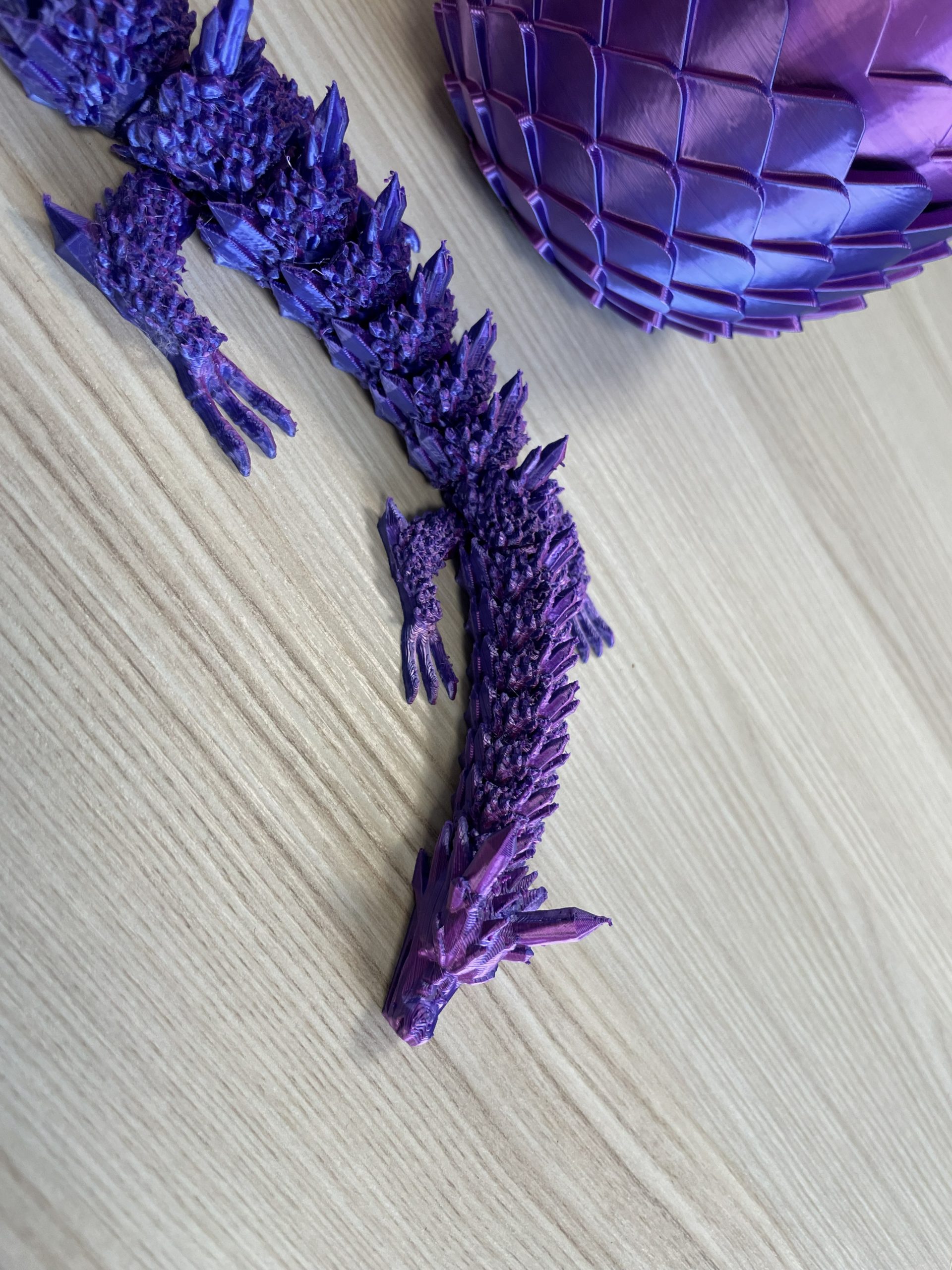 Crystal dragon with egg. - Image 3