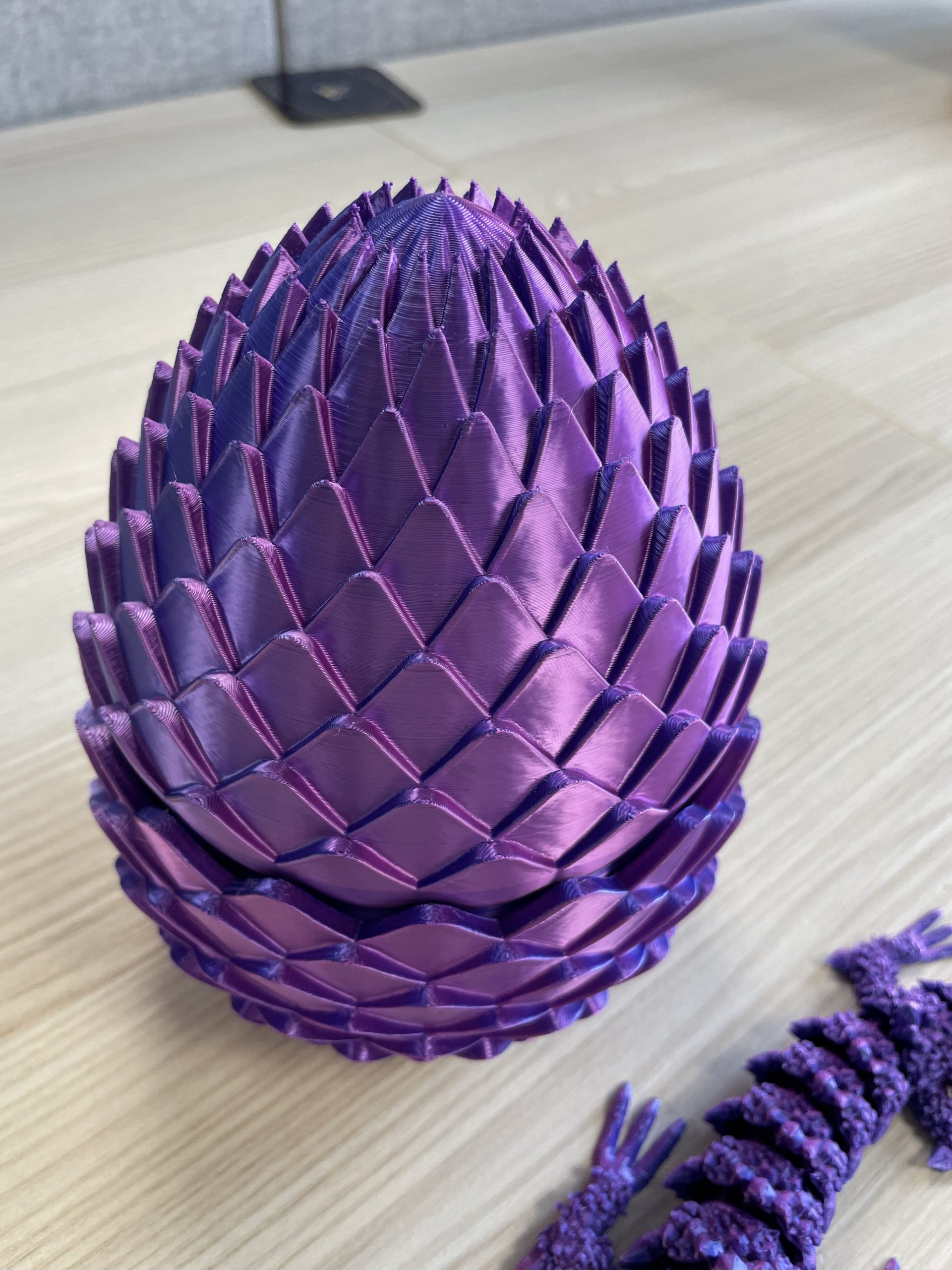 Crystal dragon with egg. - Image 2