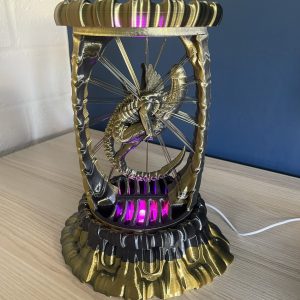 Xenomorph suspended animation lamp.